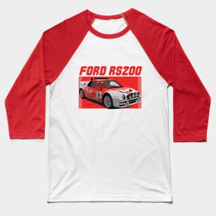 Ford RS200 Group B Baseball T-Shirt